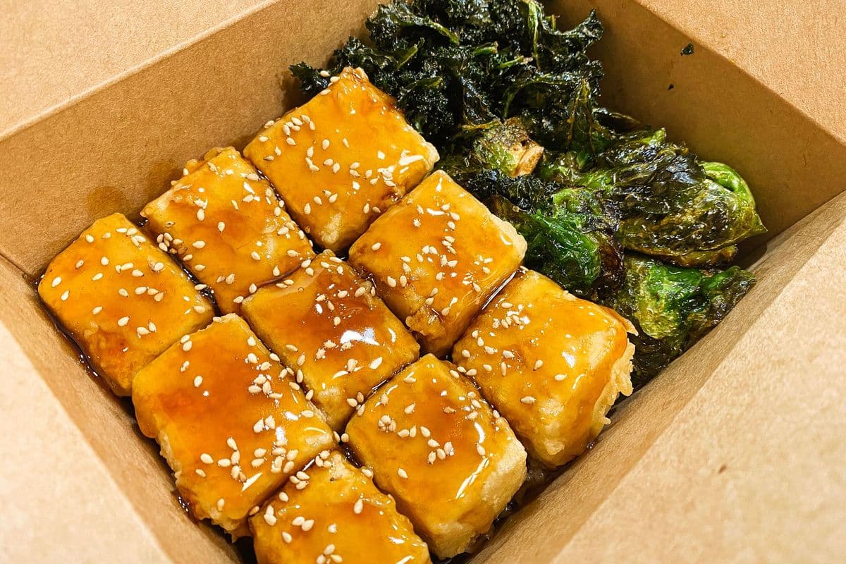 Crispy Tofu Rice Bowl