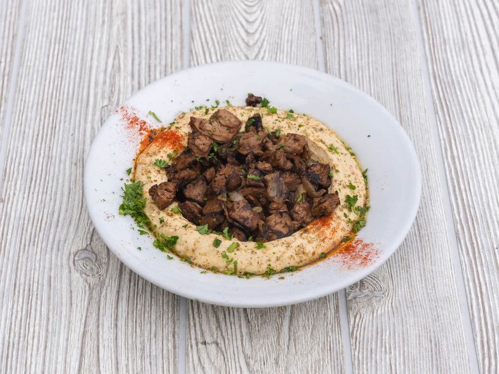 ChickSteak Hummus Plate