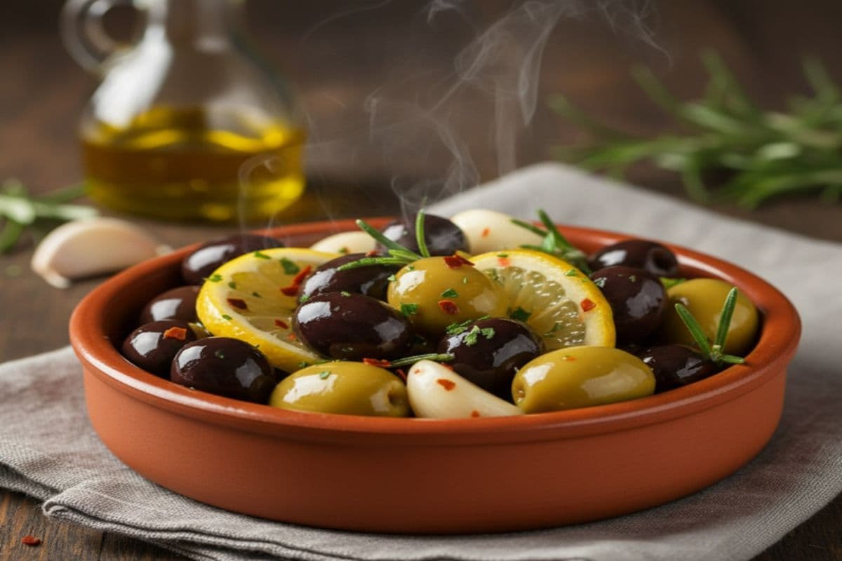 MARINATED OLIVES (V,GF)