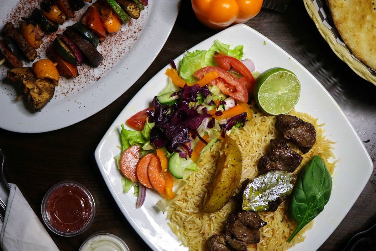 Lamb Tikka Kabob Dinner