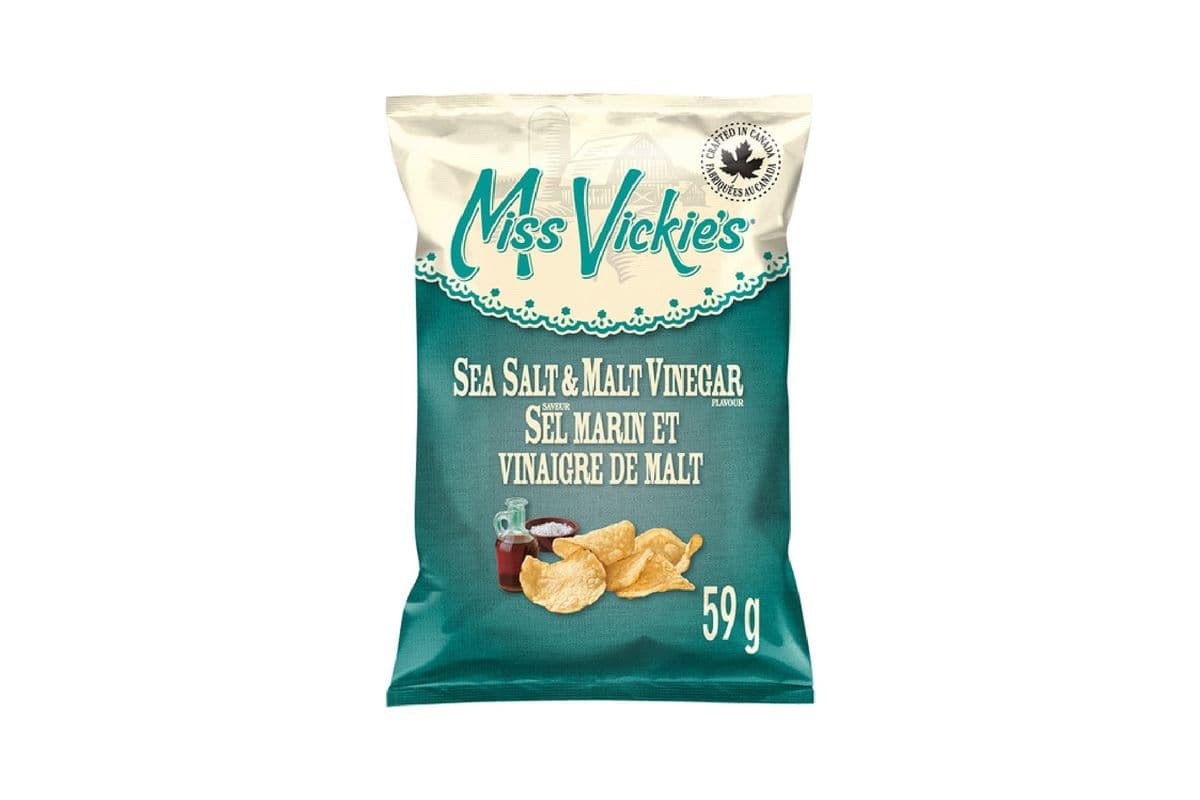 Miss Vickie's Sea Salt and Malt Vinegar Chips (59 g)
