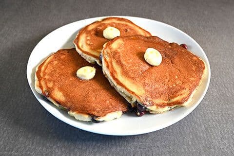 Blueberry Pancakes (3 pcs)