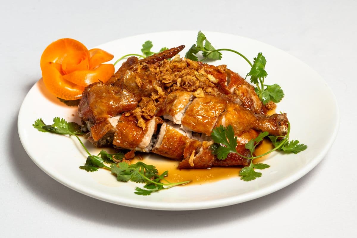 81. Crispy Chicken with Garlic Soy Sauce