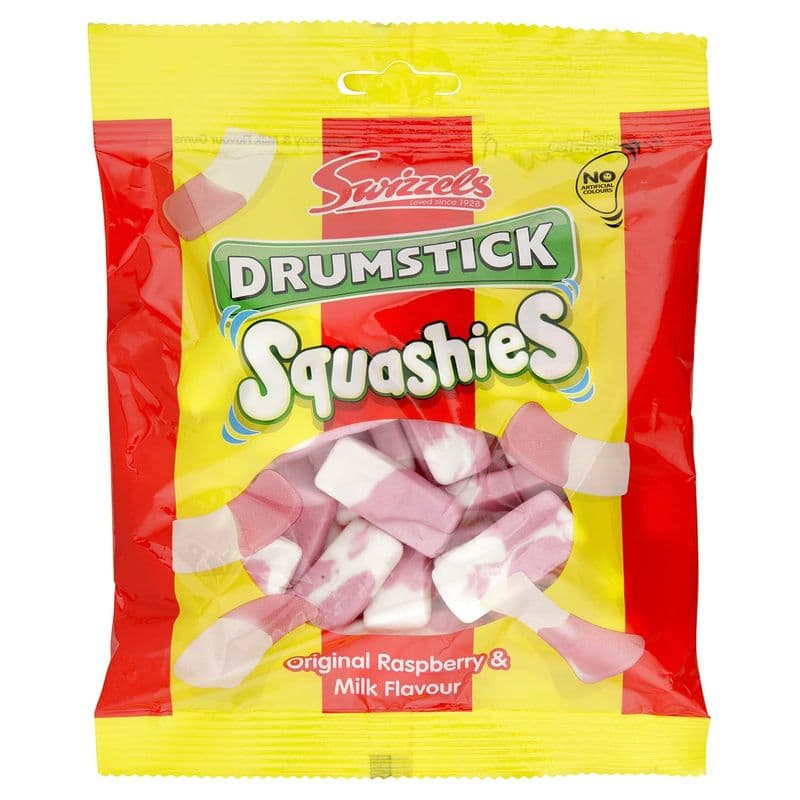 Swizzels Squashies Saveur Originale de Framboise  160g/ Swizzels Squashies Original Raspberry Flavour 160g