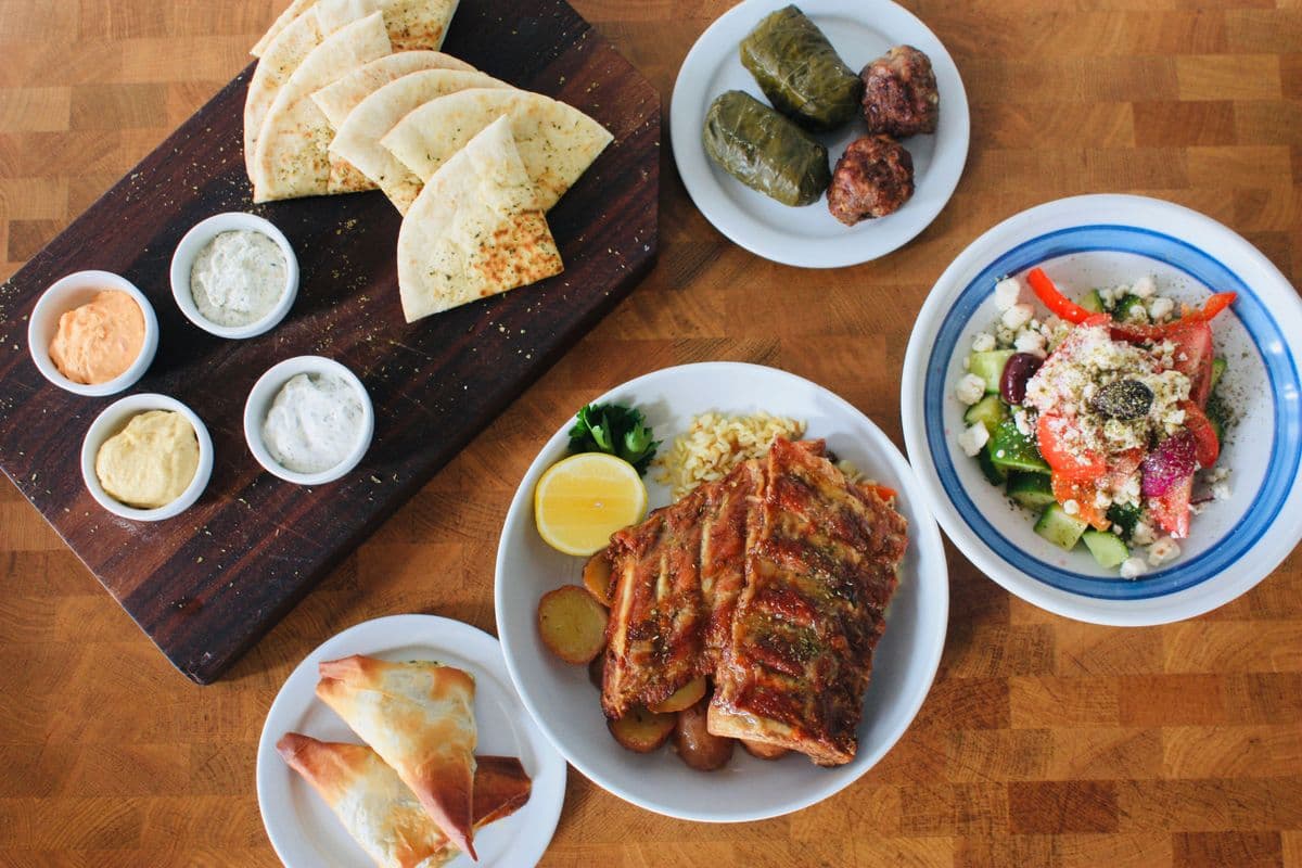 Lemon Oregano Ribs Meze for 2