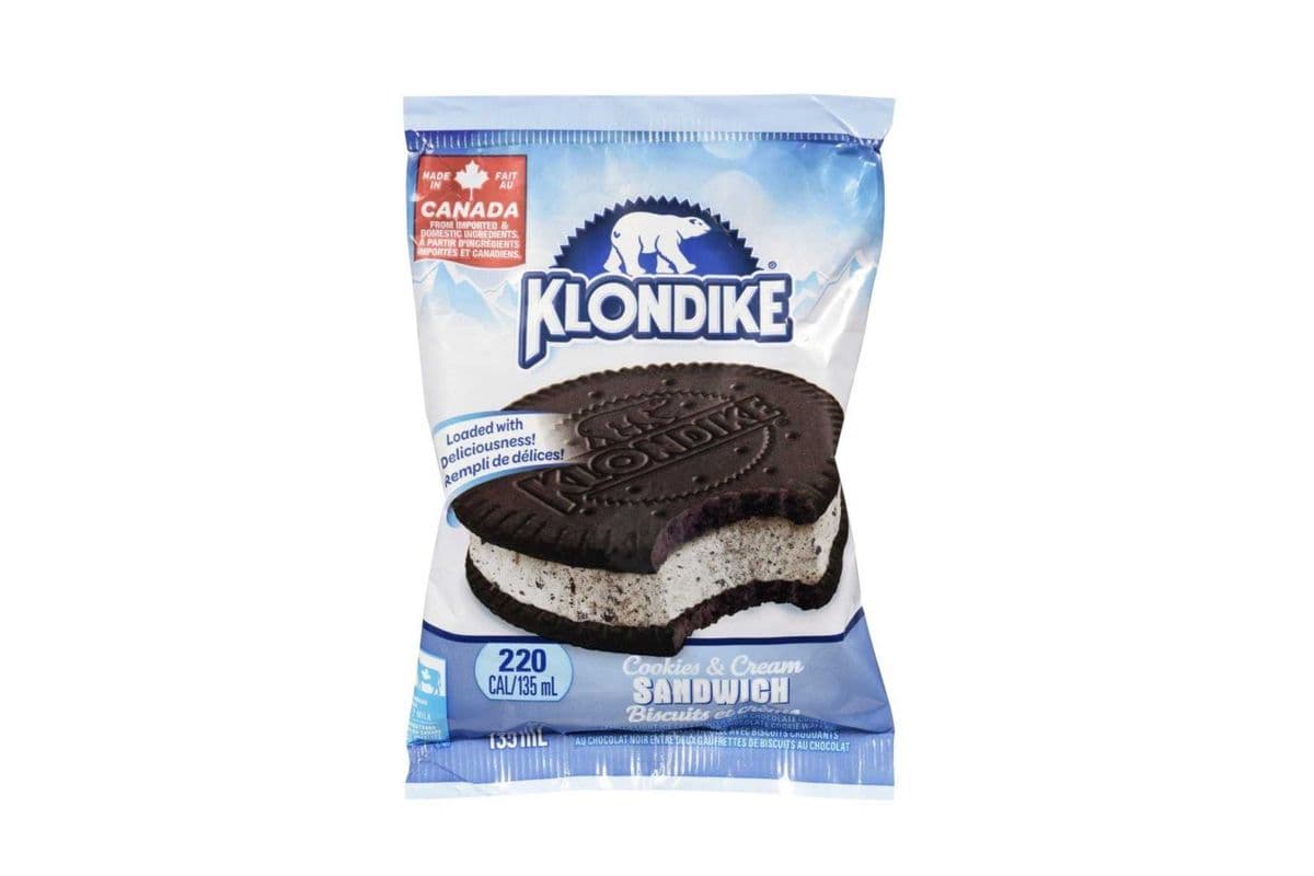 Klondike Ice Cream Sandwiches - Cookies & Cream (135ml)