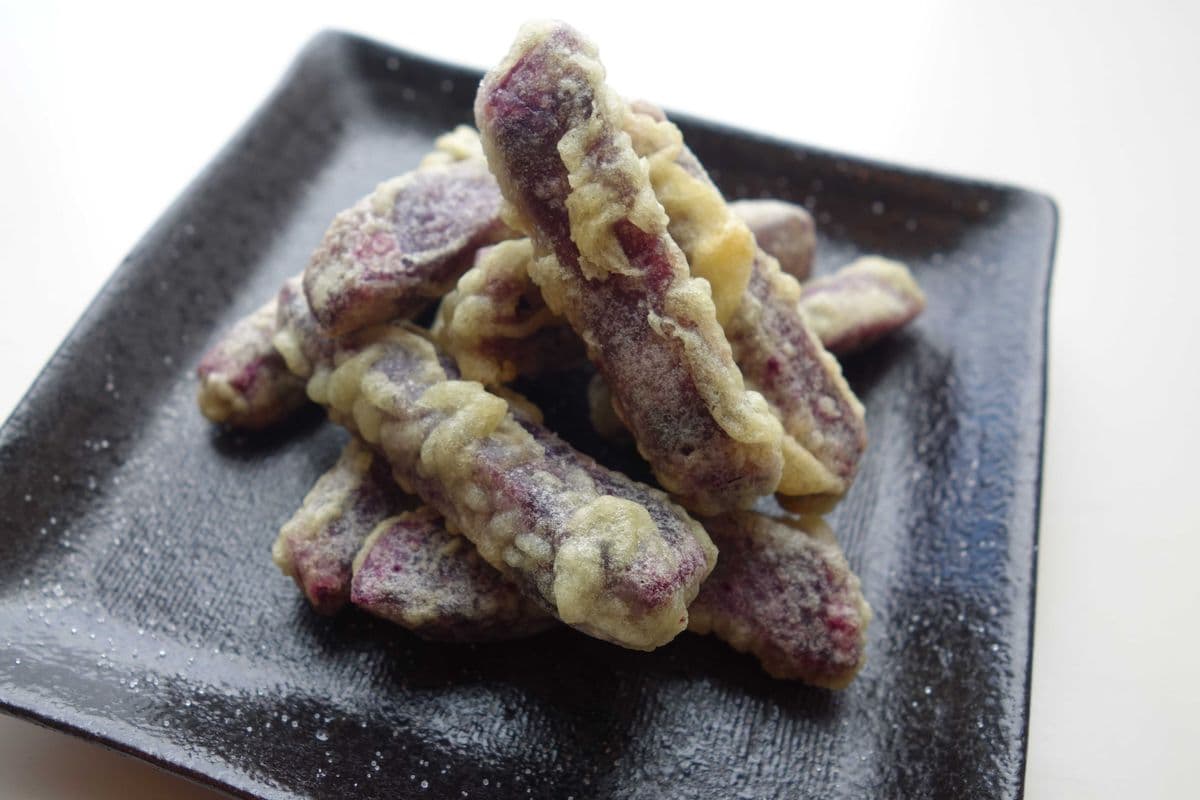 Purple yam tempura (80g)