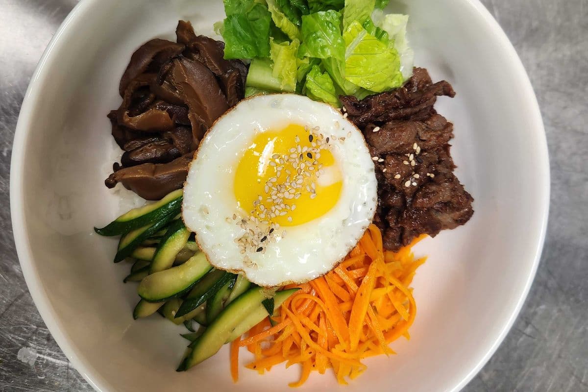 Beef Bibimbap with Egg