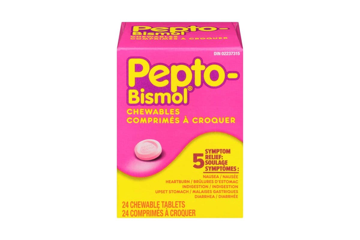 Pepto Bismol (24 Chewable Tablets)