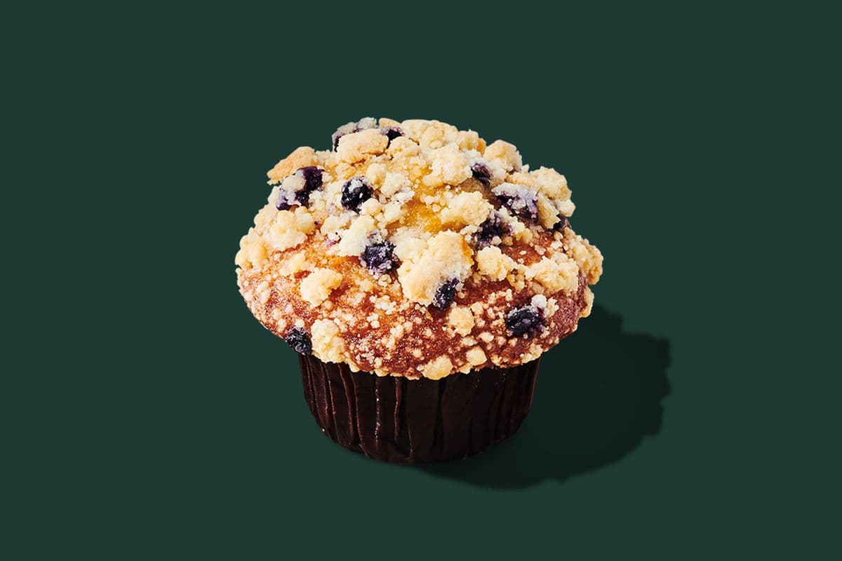Blueberry Muffin with Yogurt & Honey