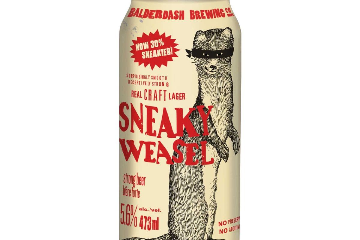 Sneaky Weasel Lager Beer 473ml (1 x 473ml)
