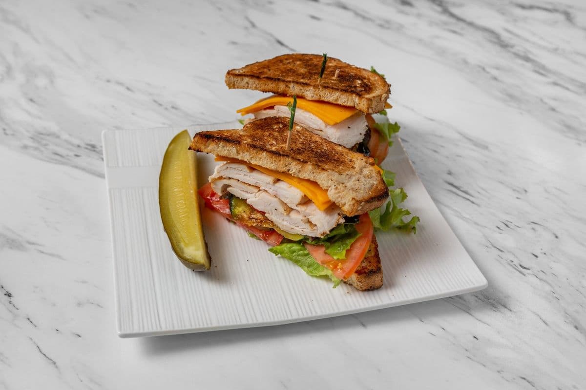 Grilled Chicken with Grilled Vegetables and Cheddar Sandwich Combo