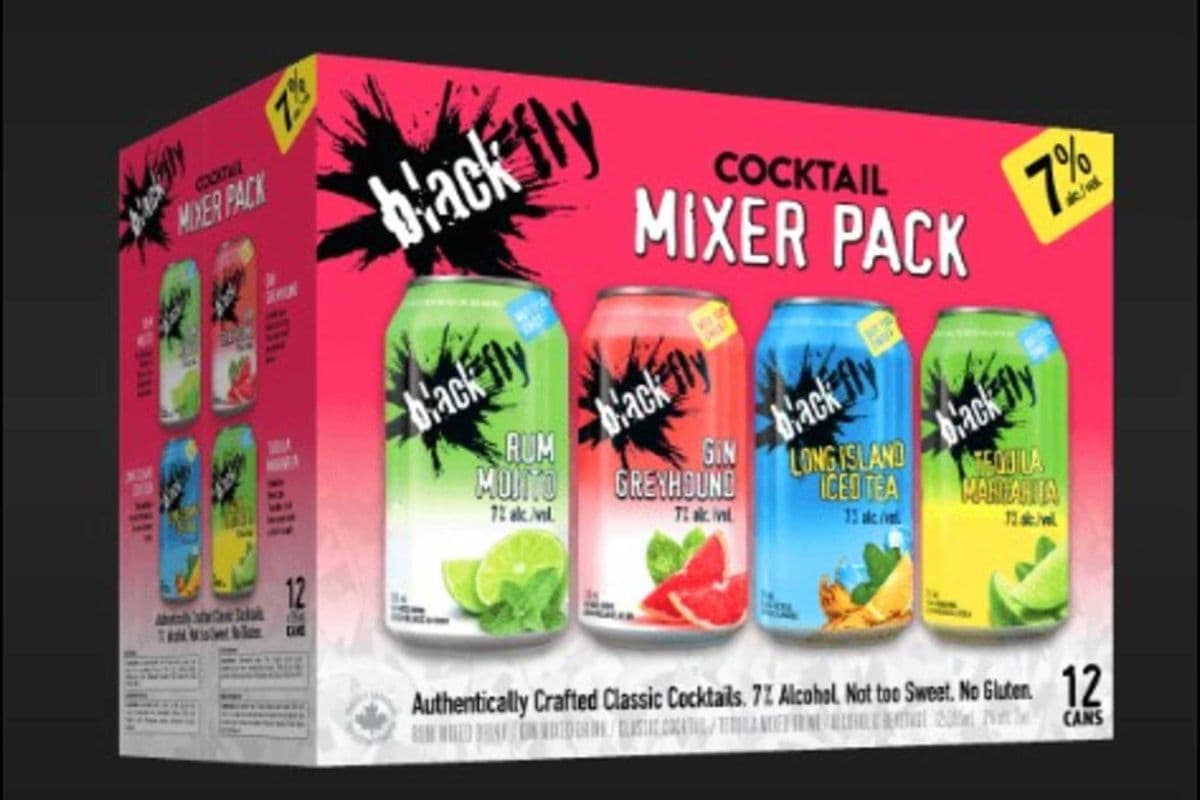 BLACK FLY CLASSIC COCKTAIL MIXER 12 PACK (12 x 355 ml)