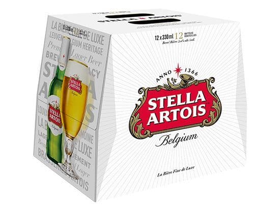 Stella 12 bottle 330mL import (5.0% ABV)