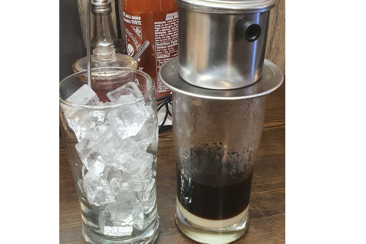 53. Vietnamese Iced Milk Coffee - Ca Phe Phin Sua Da