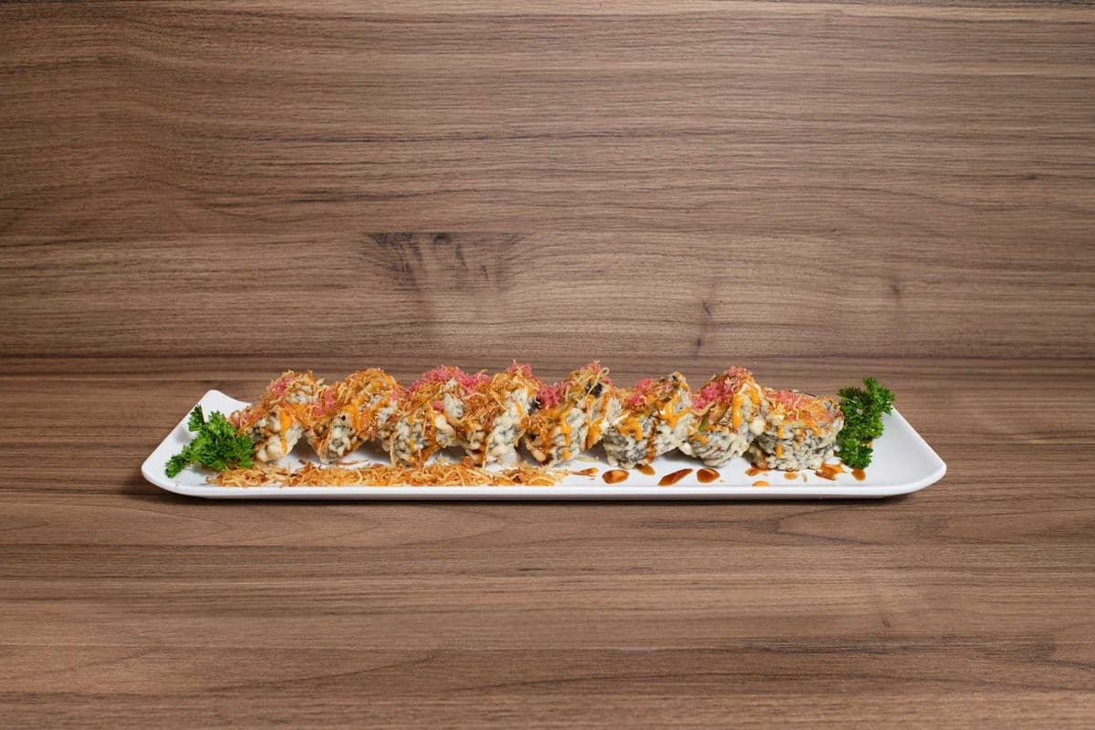F08. Deep Fried Volcano Roll