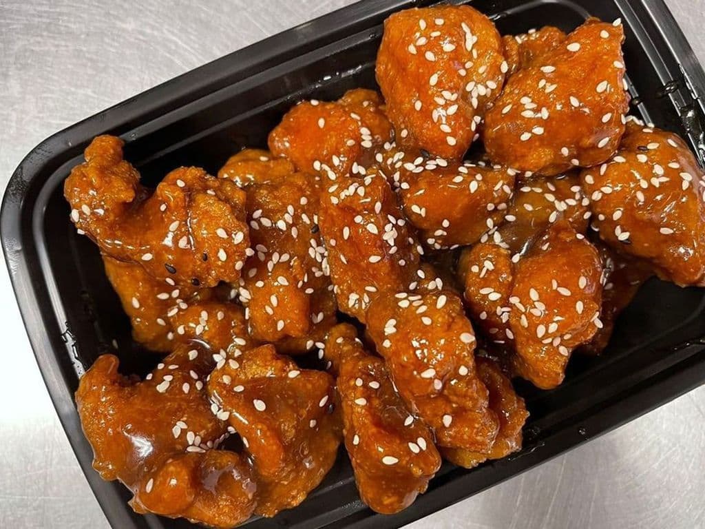 33. Breaded Pork with Honey Garlic Sauce