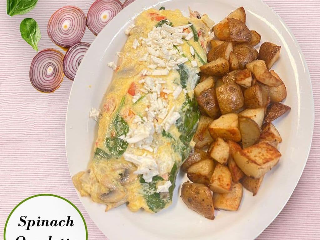 Spinach Omelette