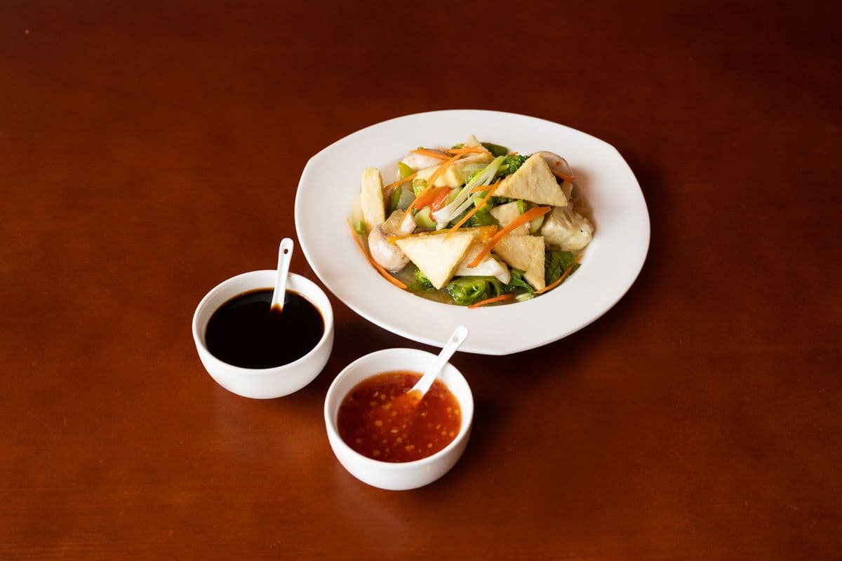 130. Tofu with Mushrooms and Broccoli