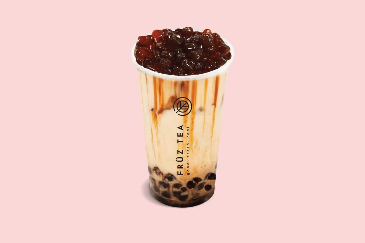 Brown Sugar Latte with Tapioca and Jelly Boba