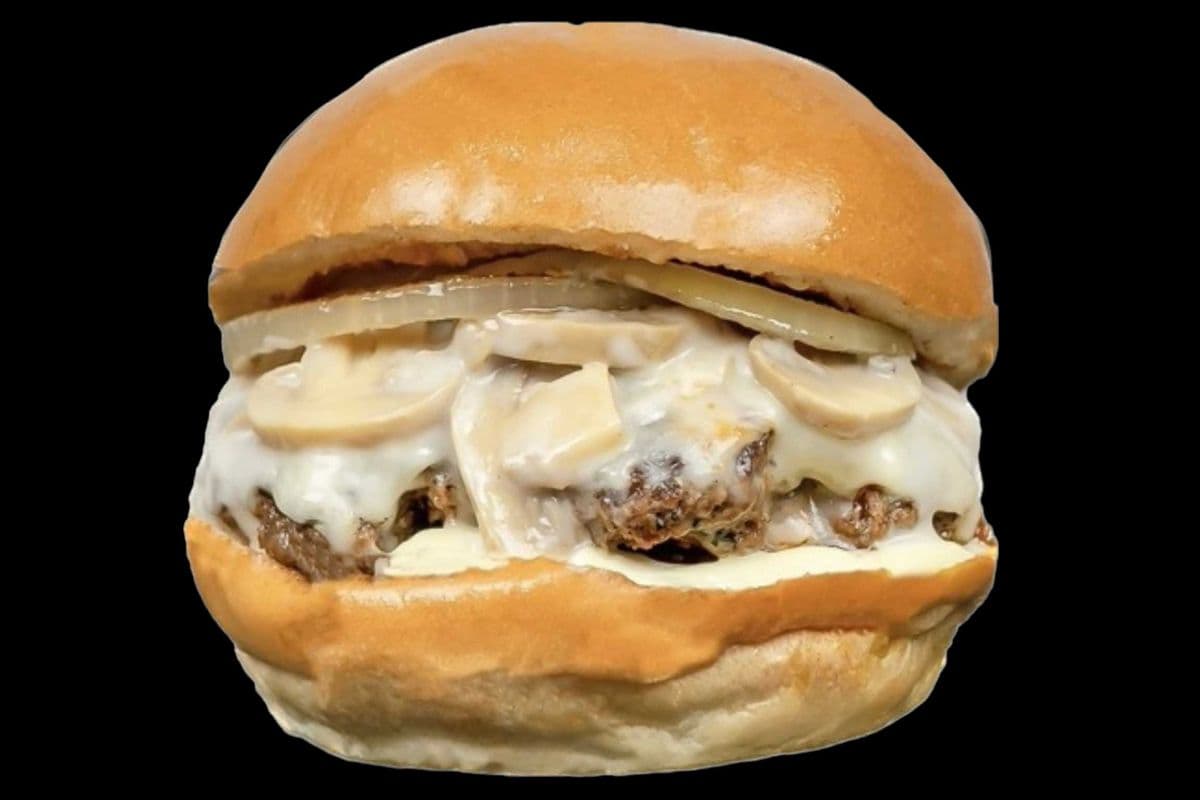 Creamy Mushroom Burger