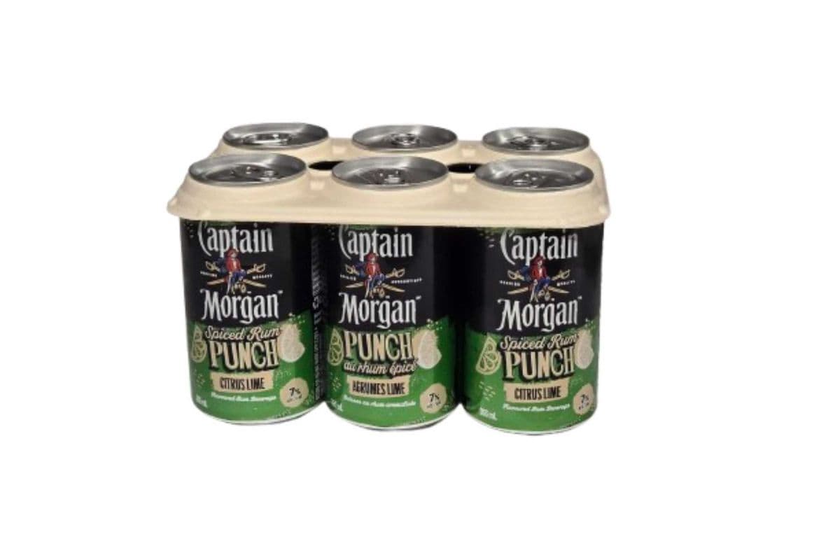 Captain Morgan Spiced Rum Punch Citrus Lime (6 x 355ml)
