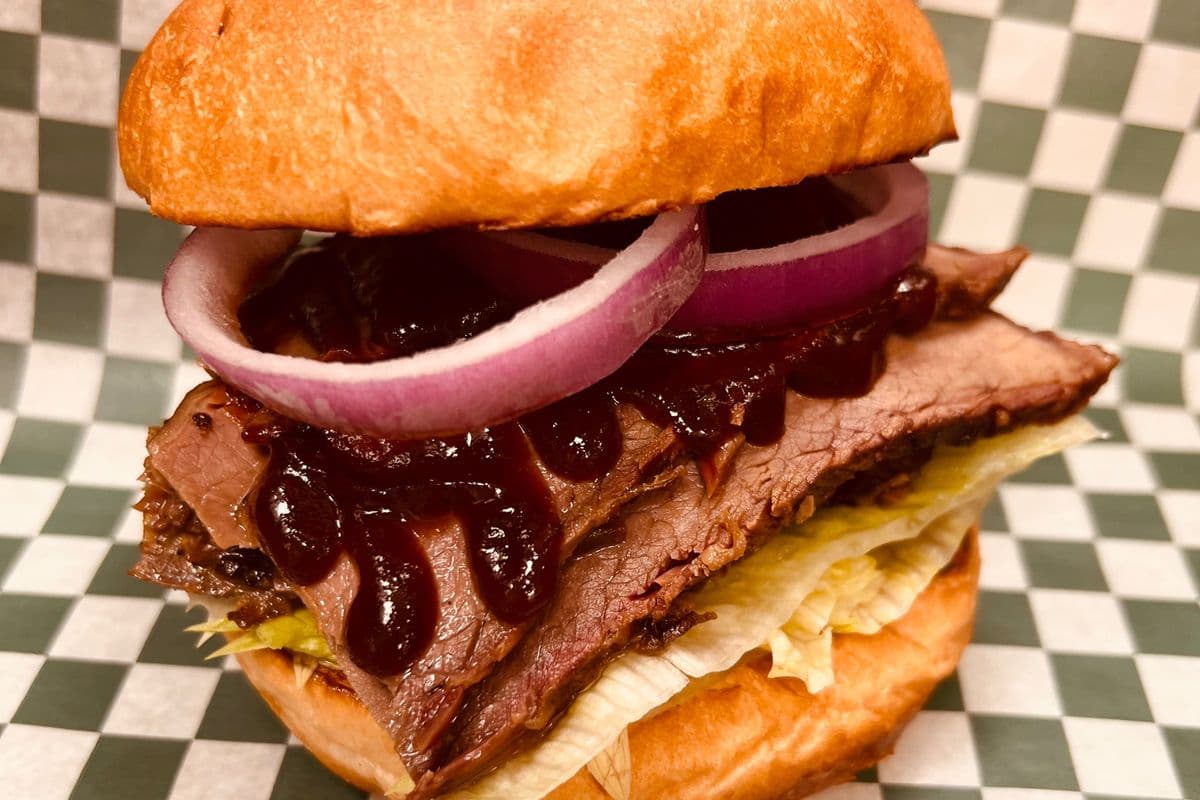 Smoked Beef Brisket Sandwich