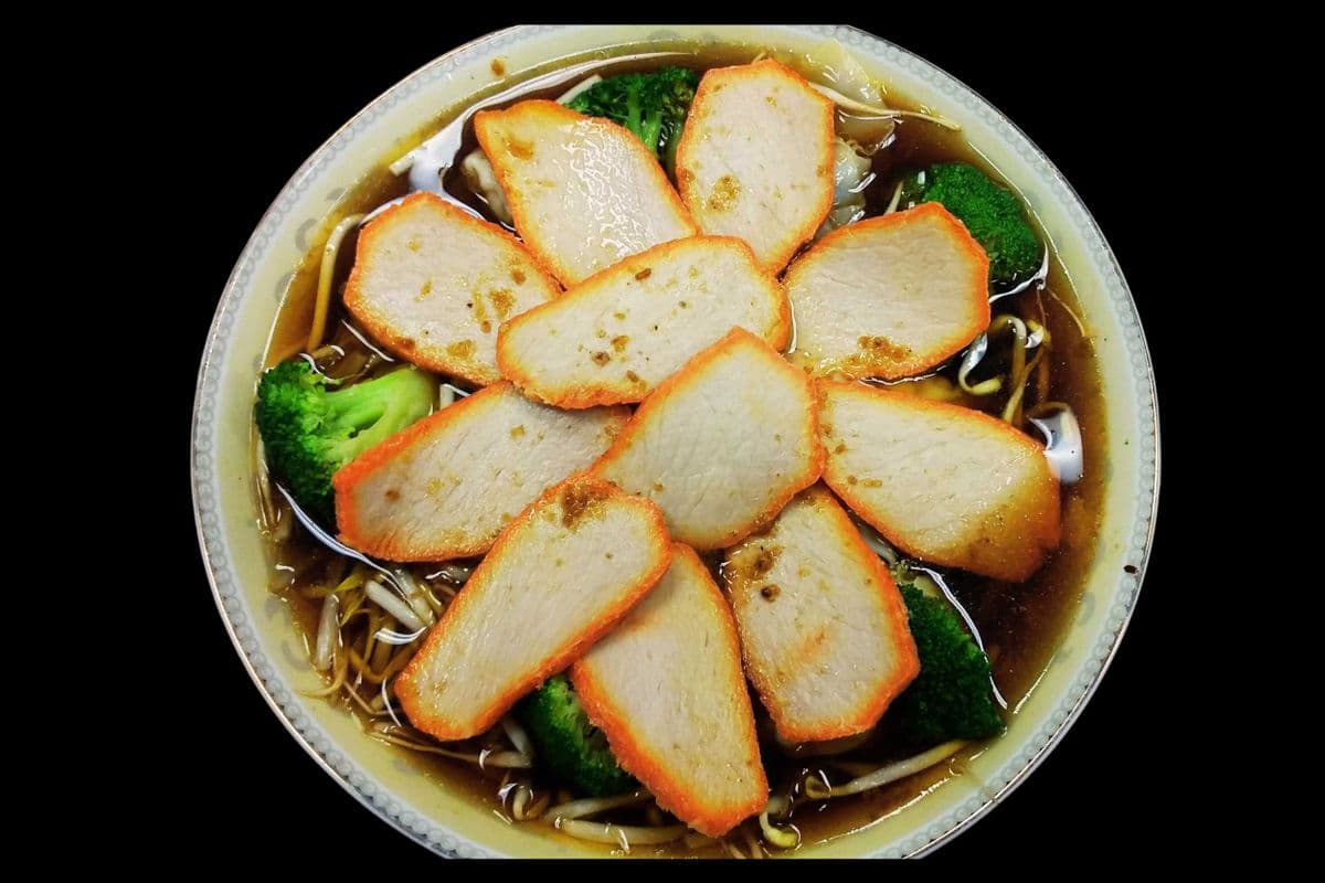 A2. Satay BBQ Pork and Wonton Vegetable Noodle Soup
