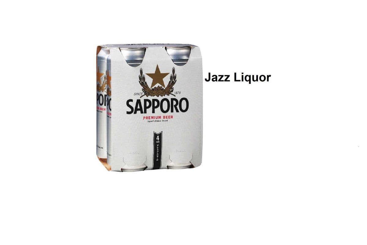 SAPPORO 4 CANS (1 x 4×500ML )