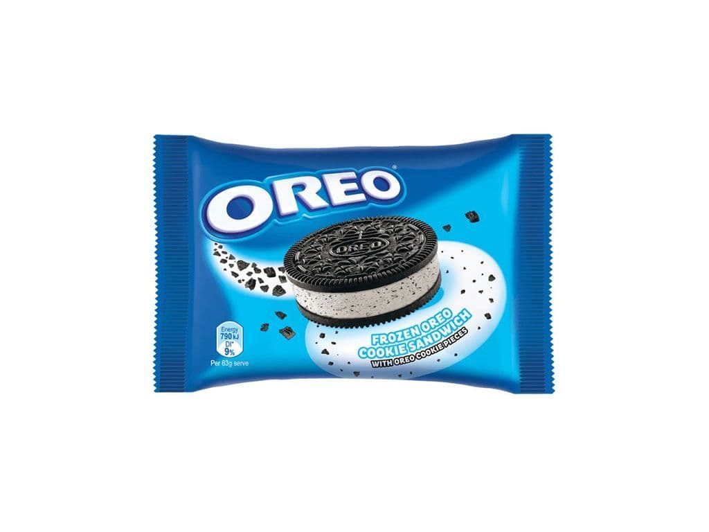 Oreo Ice Cream Sandwich Chocolate Vanilla