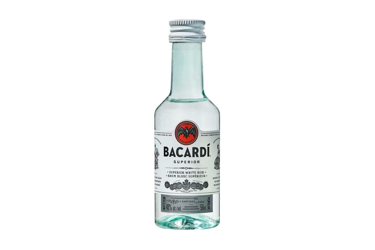 Bacardi Superior (White) Rum (1 x 50 ml)