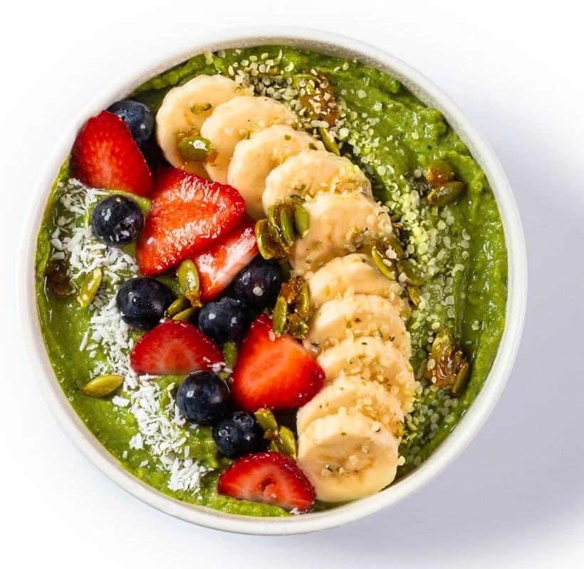 Matcha Lime Smoothie Bowl / Bol de smoothie Matcha et citron vert