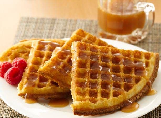 Caramel Waffles