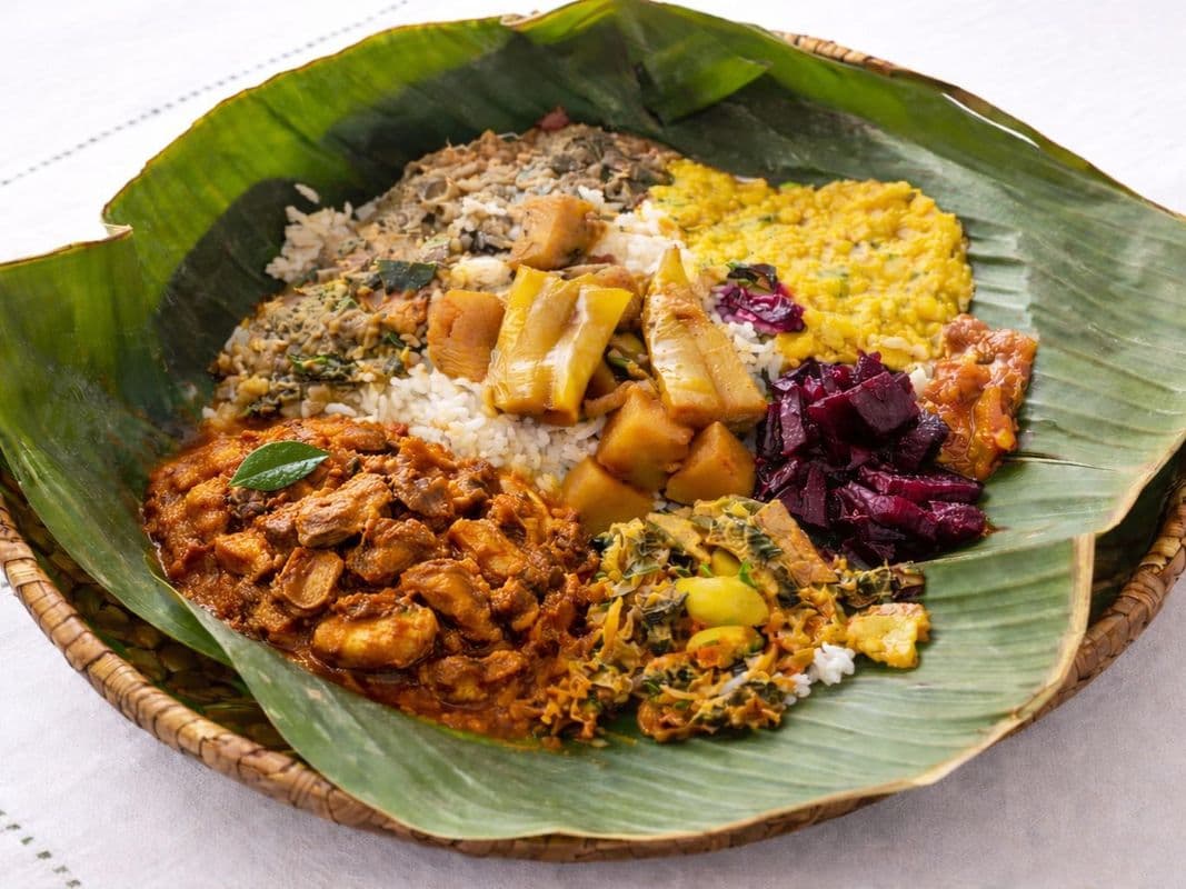 Mutton Kudal (Tripe) Banana Leaf Meal