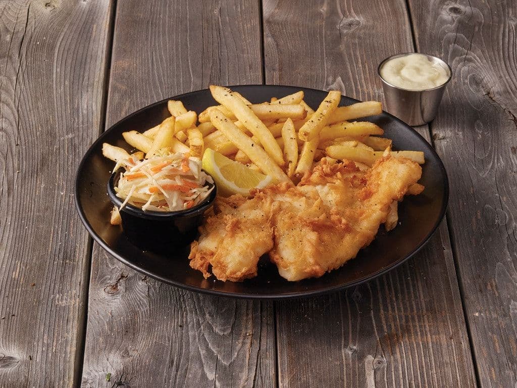 One Piece Beer-Battered Fish & Chips