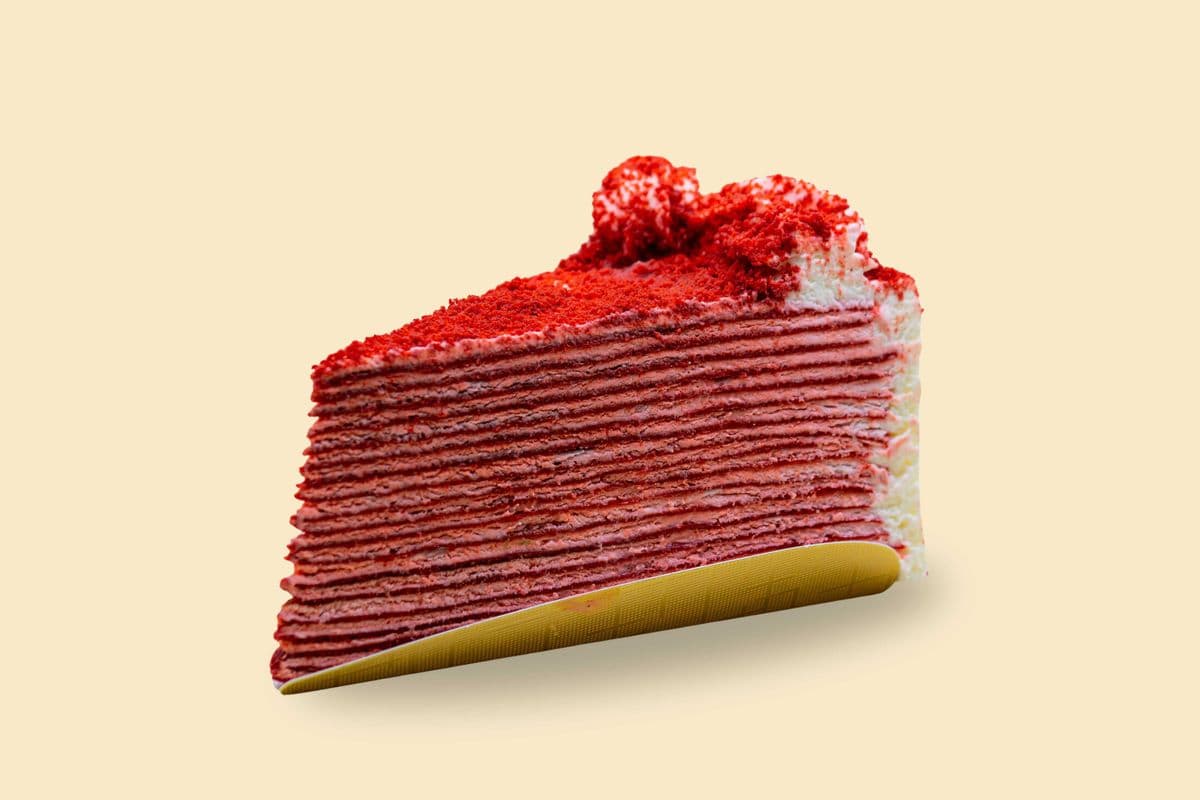Red Velvet Crepe Cake