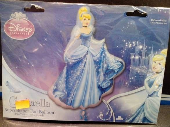 28x33" Super Shape Foil Balloon - Cindrella