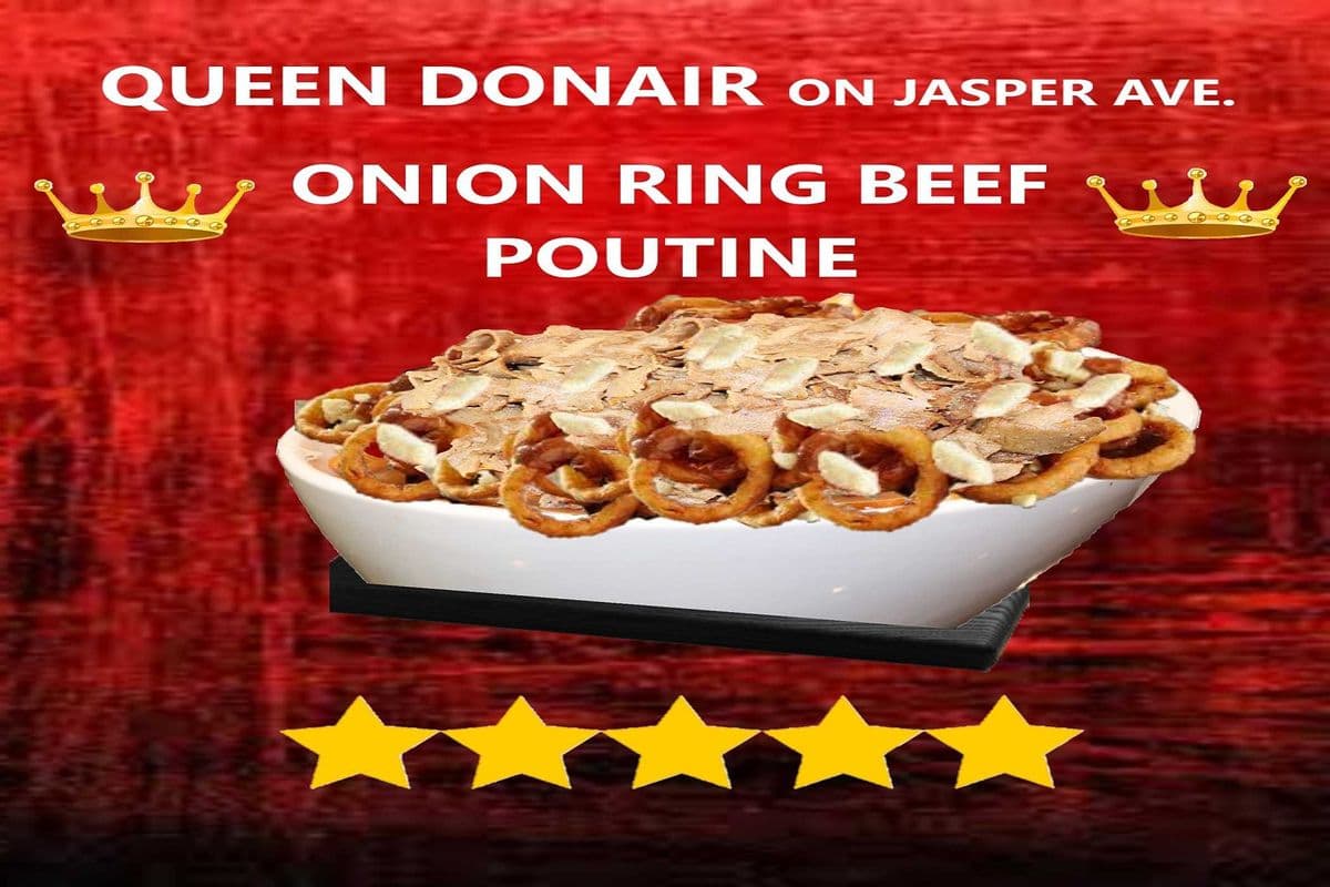 Onion Ring Beef Poutine