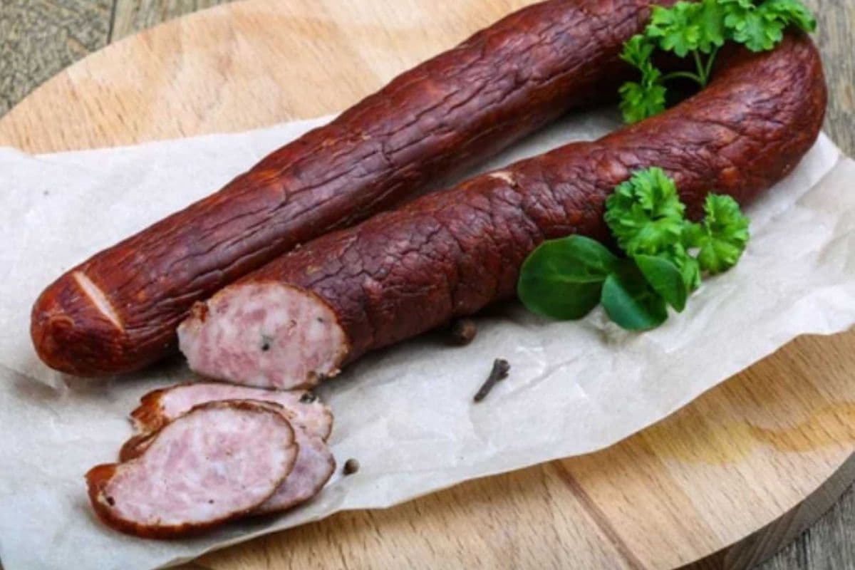 Smoked Cherrywood Kielbasa