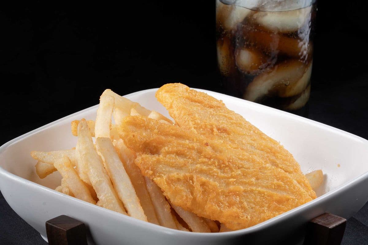 G - 2 pc Fish & Chips + Drinks
