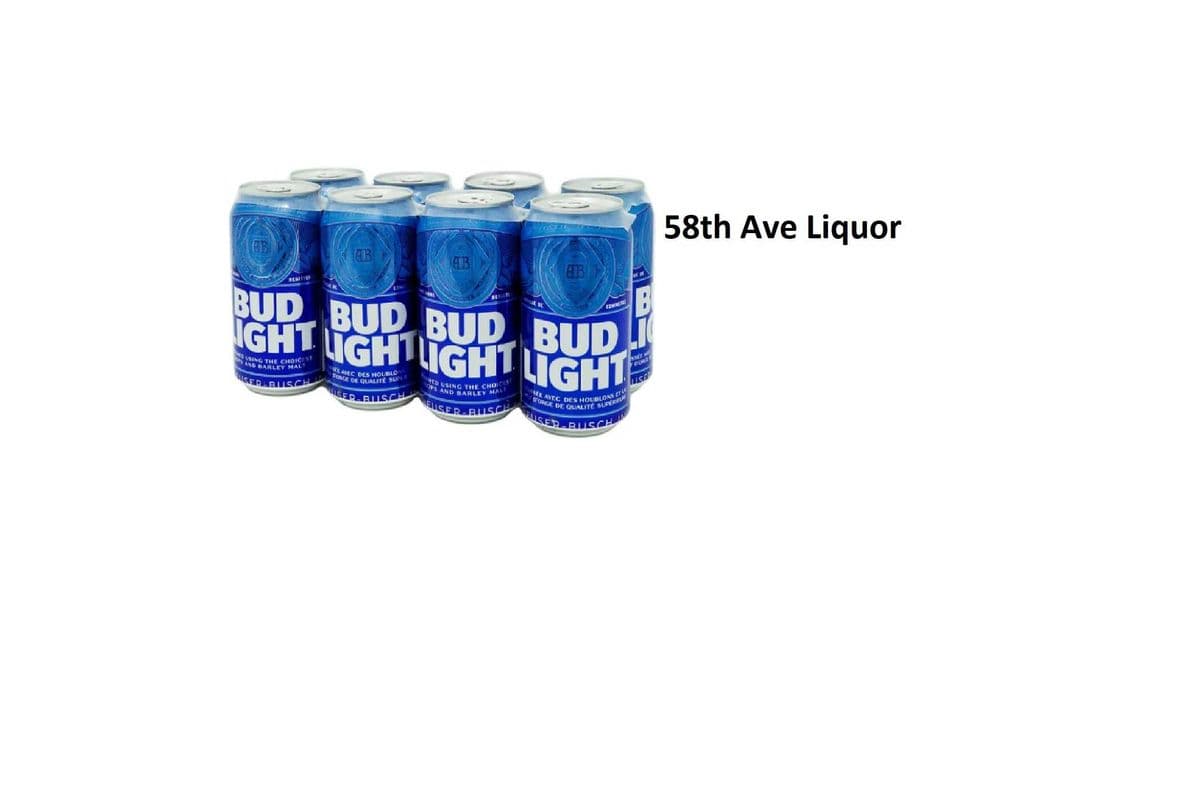BUD LIGHT 8 CANS (1 x 8 CANS )