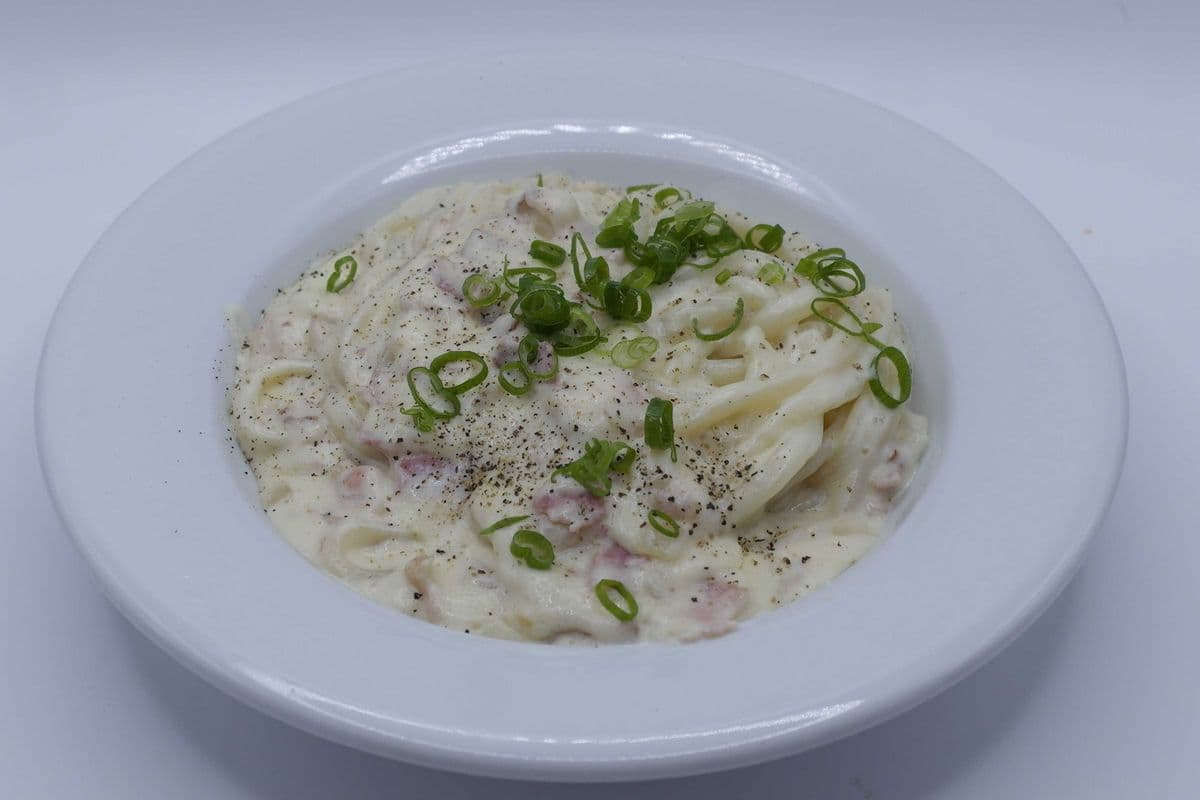 Bacon Carbonara Udon