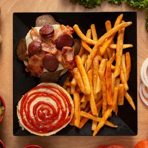 The Carnivore Burger Combo / The Carnivore burger combo