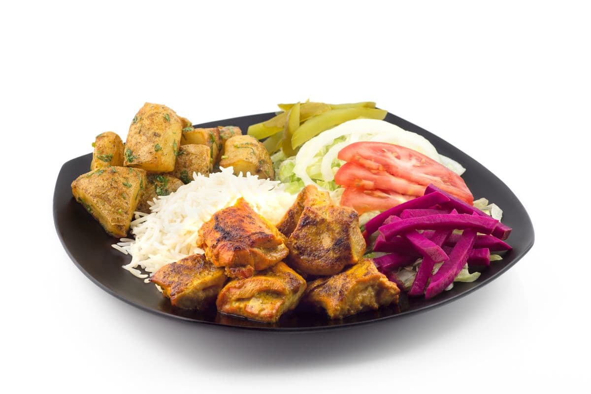 BBQ Chicken Kebab Plate