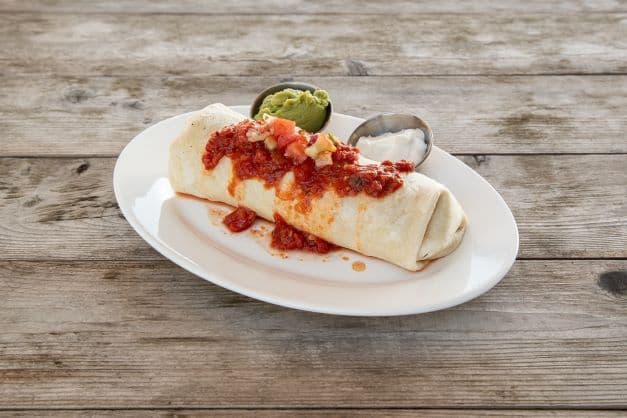 Jumbo Burritos and One Side