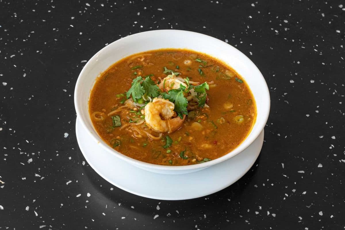 23. Satay Shrimp Noodle Soup