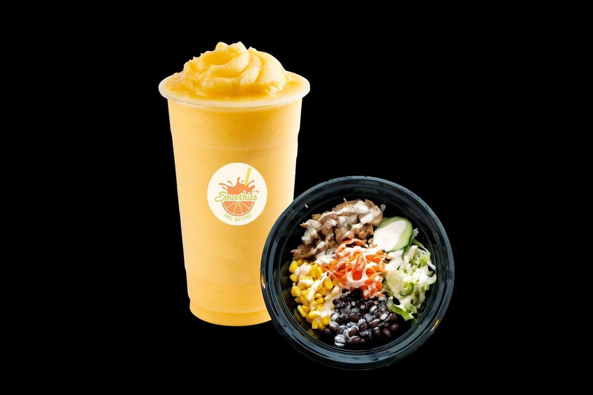 Power Bowl and Small Smoothie