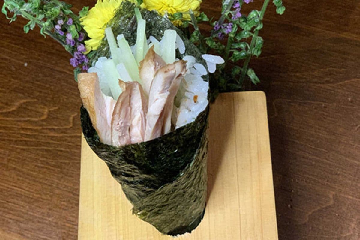 191 Chicken Teriyaki Hand Roll (1 pc)