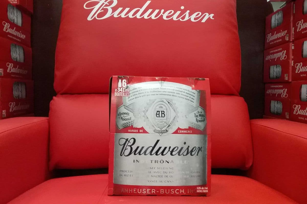Budweiser 6 bottles (6 x 341 ml)