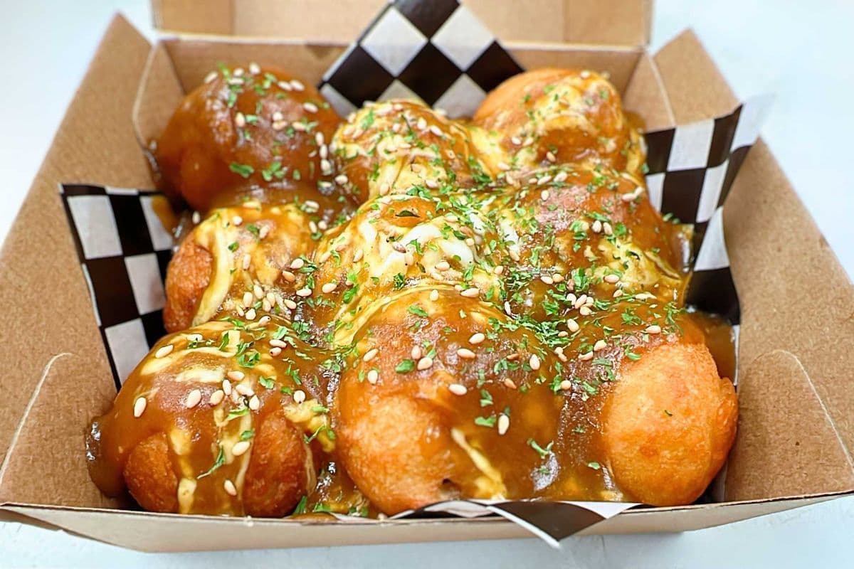 Curry Cheese Takoyaki